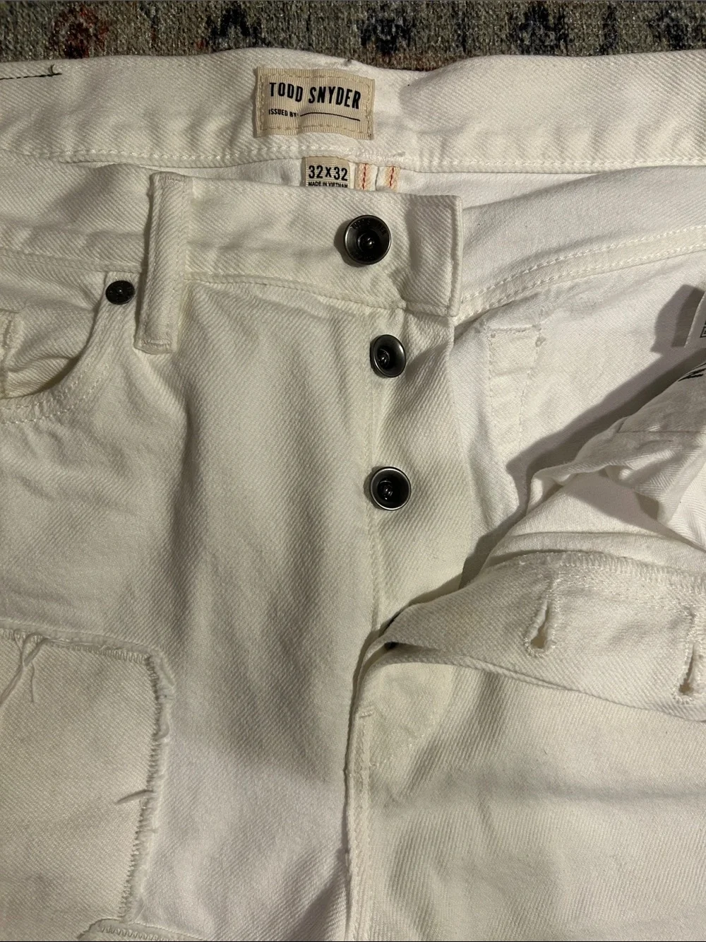 Distressed Relaxed Fit Denim